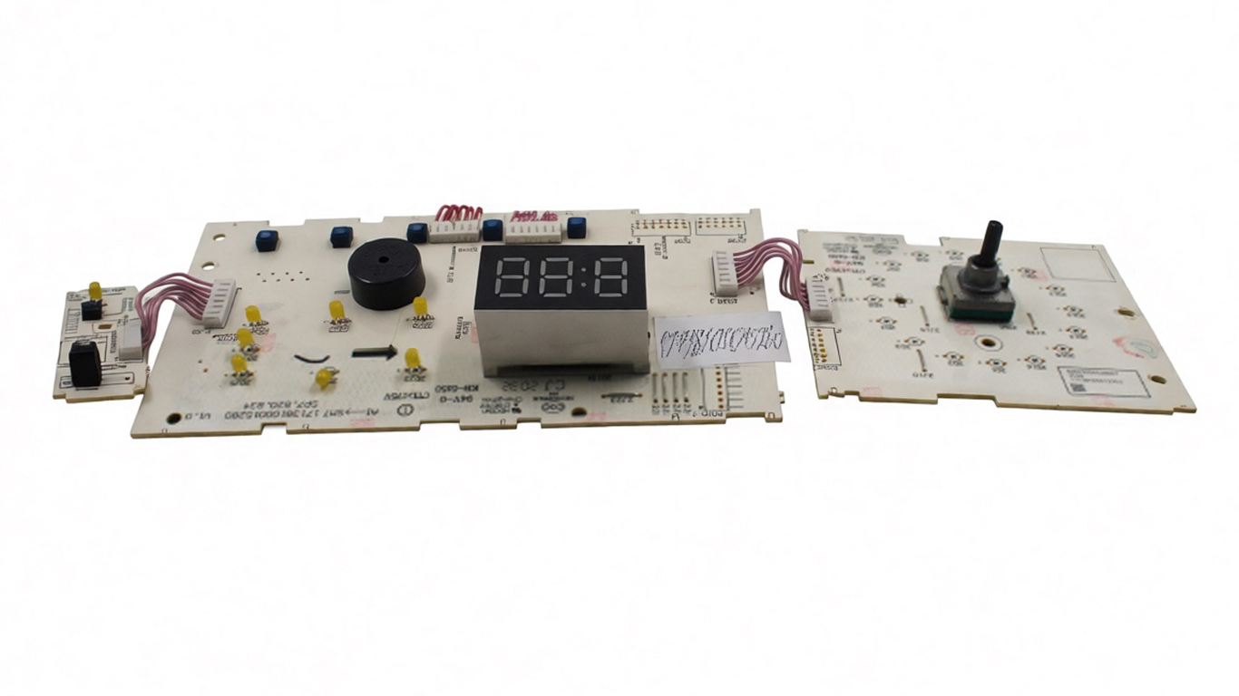 Плата для стиральных машин Midea 17138100015280 (информация на плате дисплей SP7.820.834, E166702, CQC13134095636, информация на плате селектор 17138100012703)