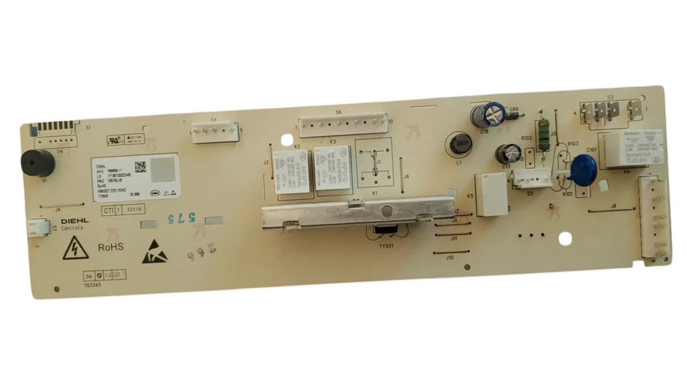 Электронный модуль для стиральной машины MIDEA (МИДЕА) 17138100002445 (766958-09, 765790-05, 160927)