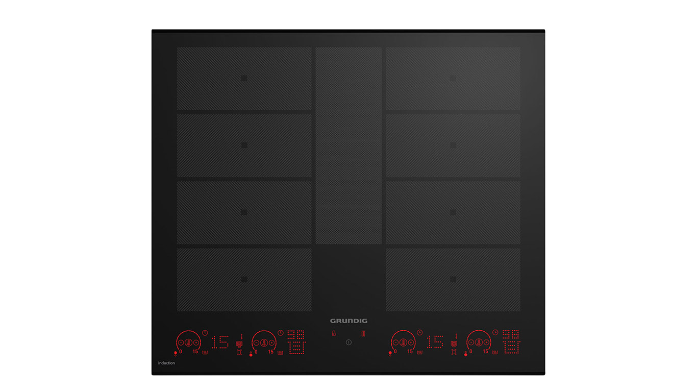 Керамическое стекло от варочной поверхности GRUNDIG 190264554 (580x510мм, снято с гарантийной техники)