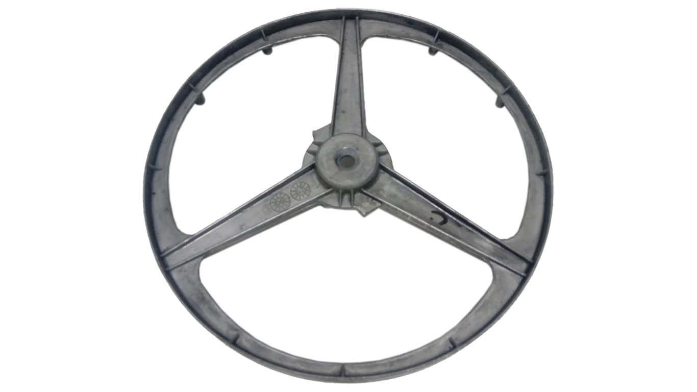 Шкив для стиральной машины Bosch 093391 (железный, 3 луча, посадочное место: 29х25мм)