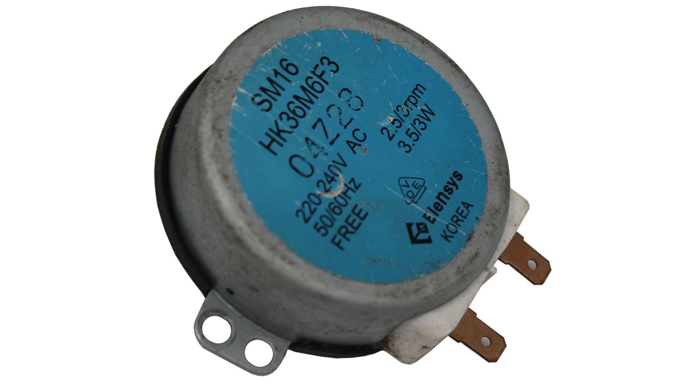 Моторчик тарелки микроволновой печи HK36M6F3 (SM16 50/60Hz 2,5/3 rpm 3,5/3w)