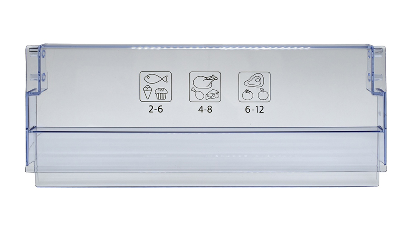 Верхняя откидная панель для морозильной камеры Beko 5906372800 (445х190мм, на корпусе: 574041)