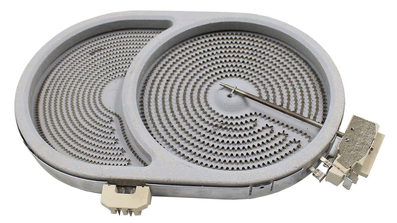 Конфорка для варочной поверхности, электроплиты Korting KECT880EC, HK6205X (2400/1500W, 10.57418.608/ 60.16172.015, снято с гарантийной техники)