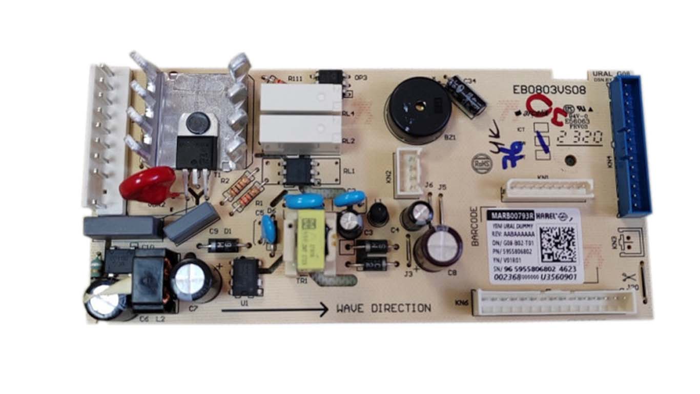 Плата управления для холодильника Beko B5RCNK403ZWB RU, RCNK400E30ZX RU 5955806802 (V01R01, G08-B02, EB0803VS08, E56063)
