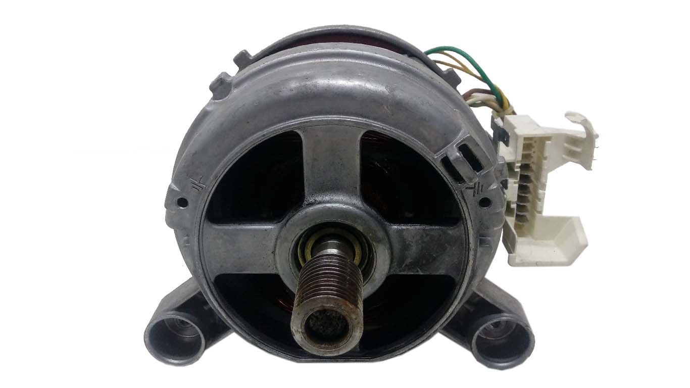 Мотор для стиральной машины AEG 124212311, 3792614202, 3792614418 (вал 41мм, 20584.513, 584533.0, 6 контактов, круглый)