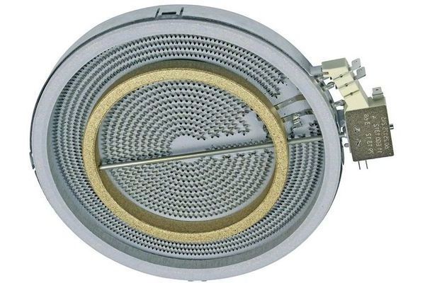 Электрическая конфорка для варочной поверхности, плиты Siemens 298913, 435727, 437736 (3 клеммы, мощность 2200/1000W, 62118201)