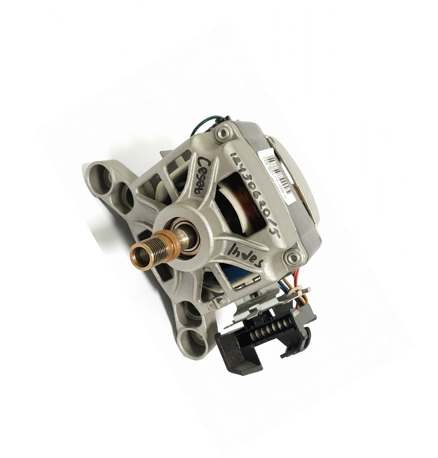 Мотор для стиральной машины ELECTROLUX 124306205 (12430620/5, MCA38/64-148/ZN9, MCA38/64-148/ZN28E, 380W, 8 клемм, квадратный)