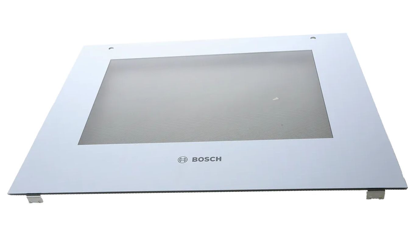 Фронтальное стекло для духового шкафа Bosch 717957 (размер: 595х462мм, между ручками 440 мм) HBF010BV0S, HBF134EV0R