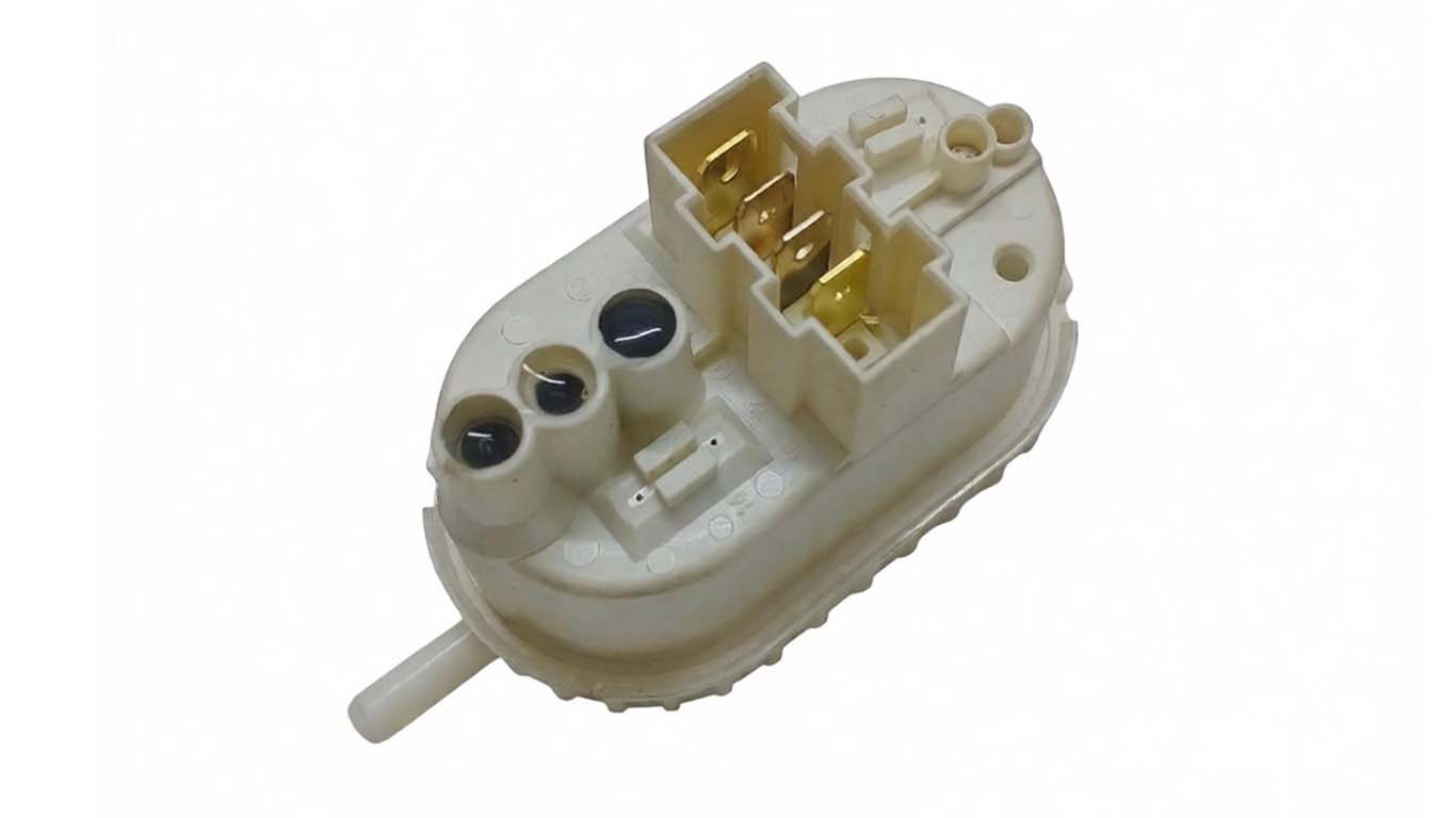 Реле уровня воды для стиральной машины Haier 0024000144, 49046615, 00216000049404 (B111-111-D003, 115/90/300, V13299, цвет: белый)