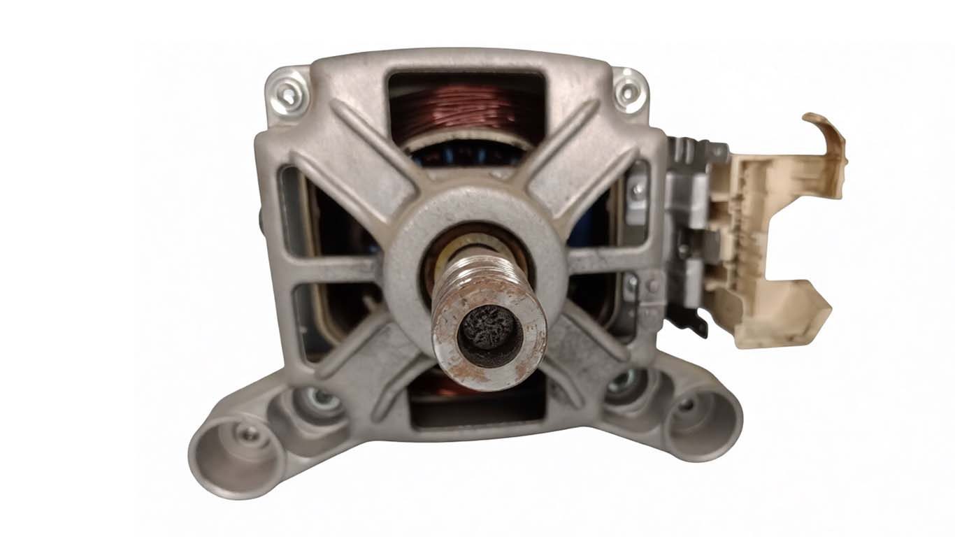 Мотор для стиральной машины ELECTROLUX 132055511, 35000381 (13205551/1, MCA61/64-148/ZN14, 400W, 6 контактов, квадратный)