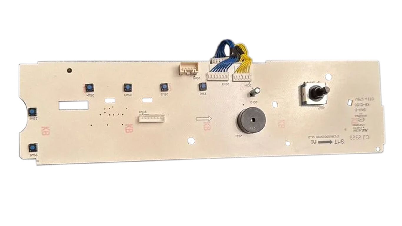 Модуль дисплея для стиральной машины MIDEA (МИДЕА) 17138100020799 (V1.2, L1C02A18748B0, E207143, 94V-0 BL2, CQC14134106871, KB-5150)