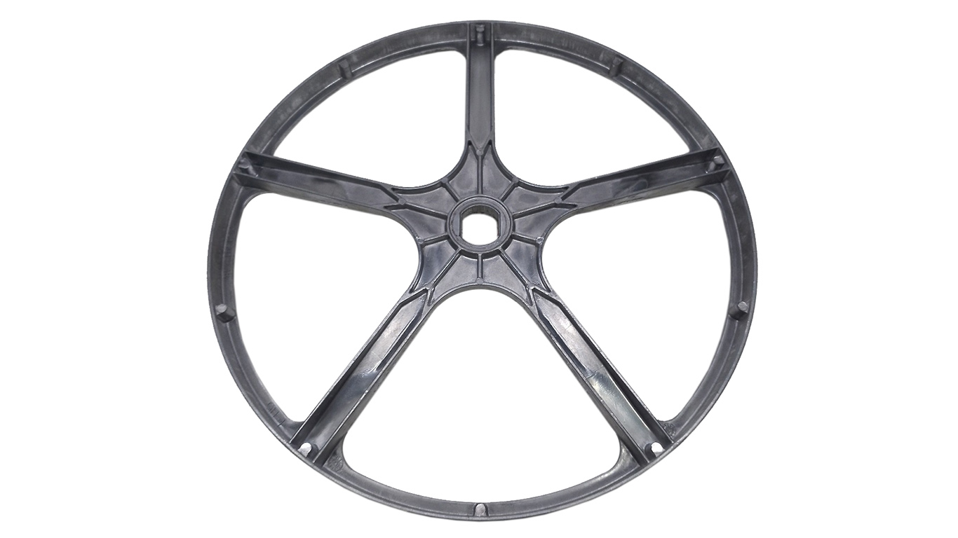 Шкив барабана для стиральной машины DEXP XC1901.2.18, WD-F814DMG, WM-F1014DMG, WD-F1014DMG (V14267, GH-1, D-293мм, 5 лучей, посадочное место: 23.5мм/19,5мм)
