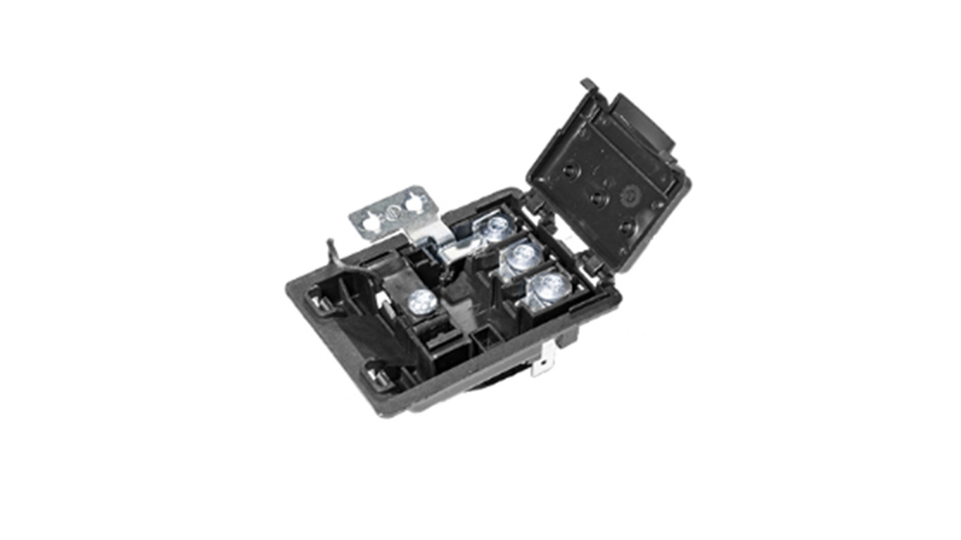 Распределительная коробка для варочной поверхности ЛЫСЬВА (SL 250E, 450V, 24A, IP20, T125)