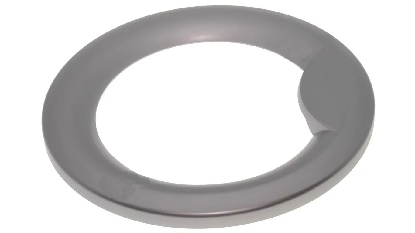 Внешнее обрамление люка для стиральной машины LG (ЭЛДЖИ) MDQ63280802 (3212er1009 f, цвет: серебристый)
