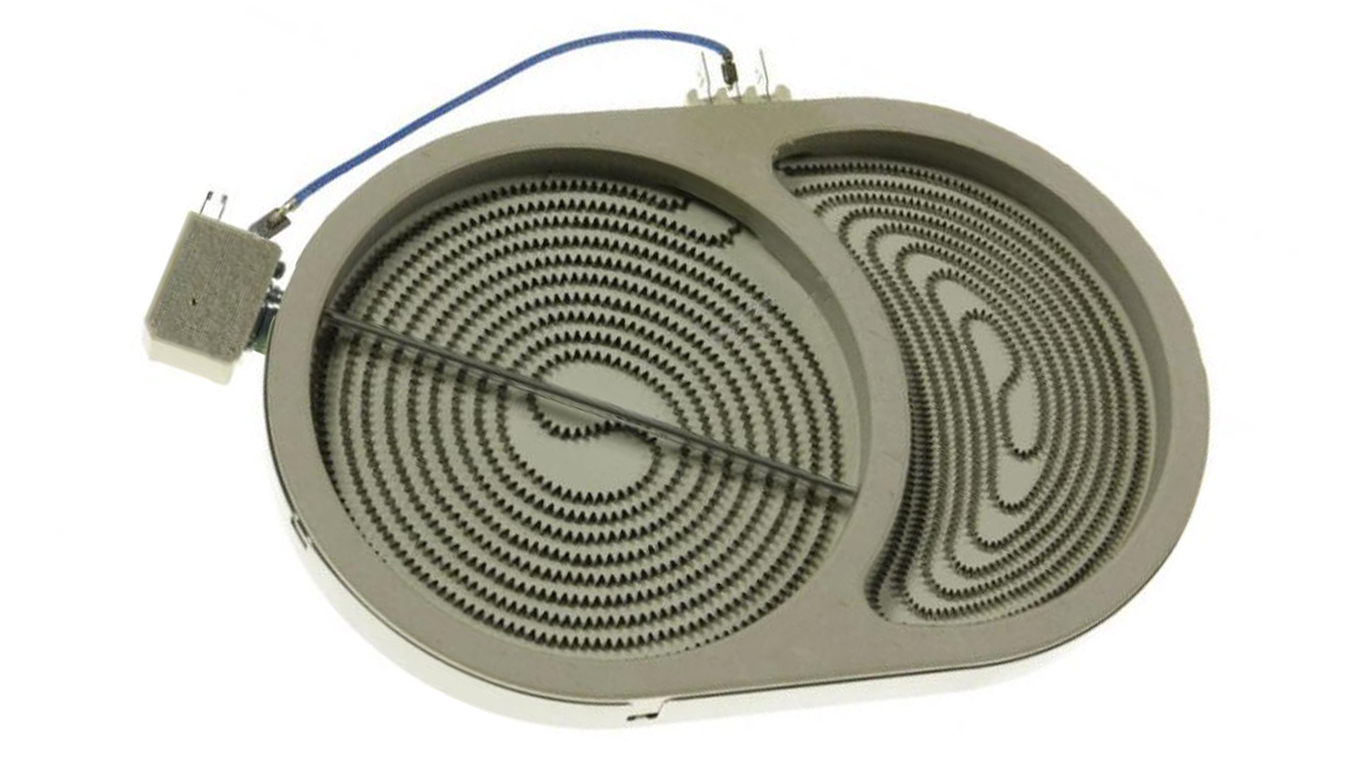 Конфорка для плиты GORENJE (ГОРЕНЬЕ) 589370 (285х190мм 2400W-1500W, 2852433941, 7090072)