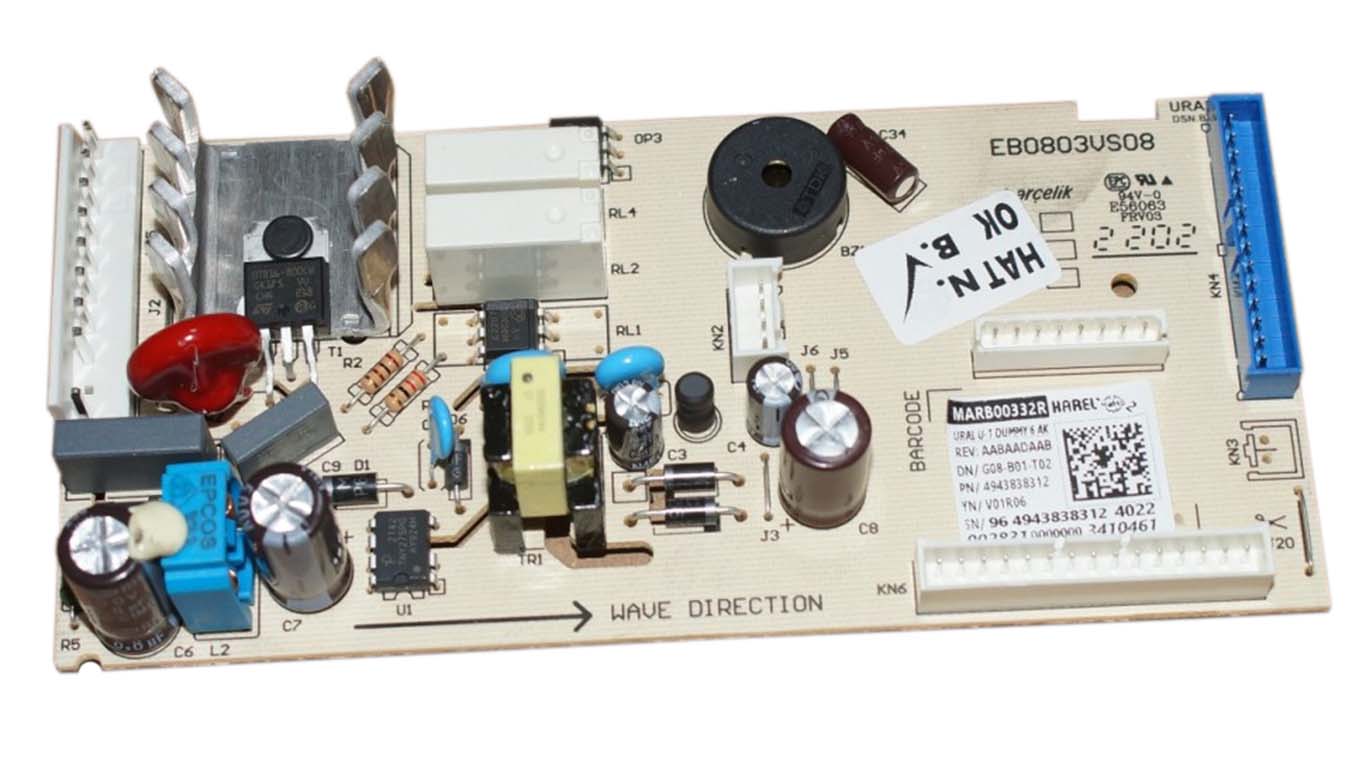 Модуль управления для холодильника GRUNDIG GFPN66821W RU, GFPN66721XBR RU (G08-B01-T02, V01R06, EB0803VS08, E56063)