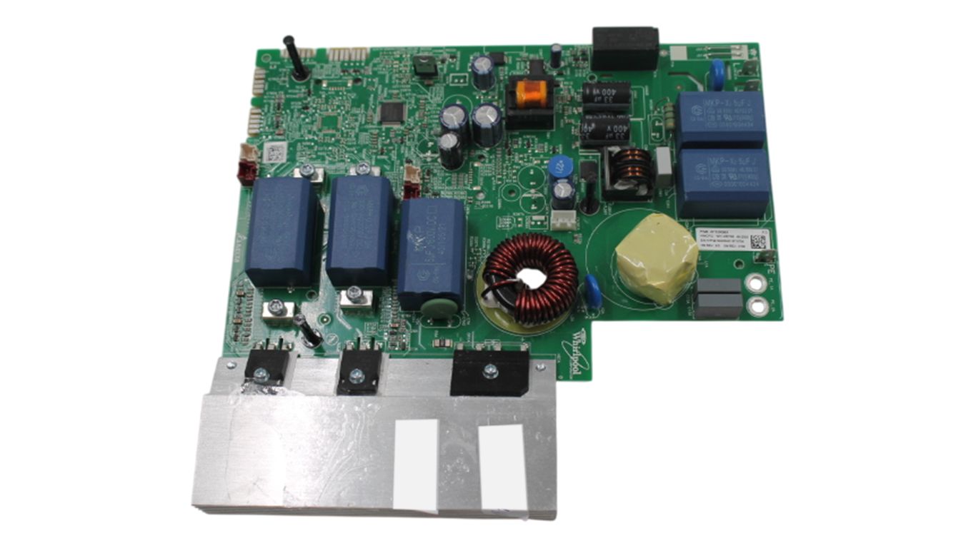 Плата в сборе (левая) для варочной панели WHIRLPOOL 488000846552 (W11230953, W11430765, 49.2020, снято с гарантийной техники)