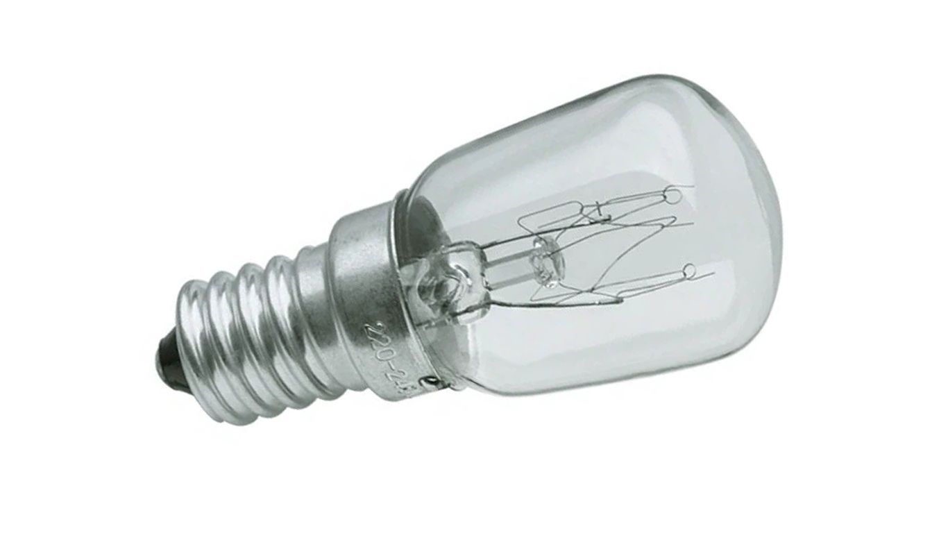 Лампа освещения (25W, E14) для холодильника WHIRLPOOL ВИРПУЛ 481981728393