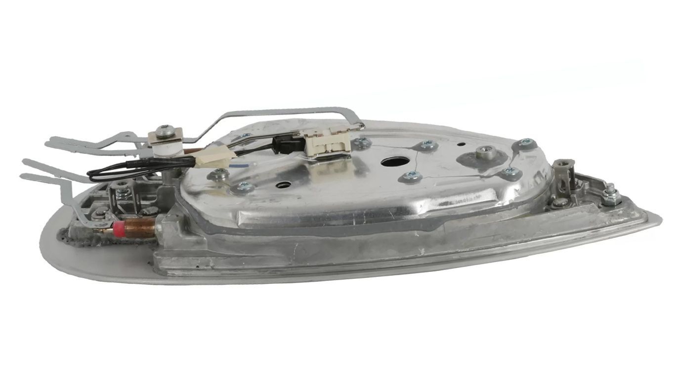 Платформа для утюга BOSCH 748689, металл, серебристая (запчасти для бытовой техники)