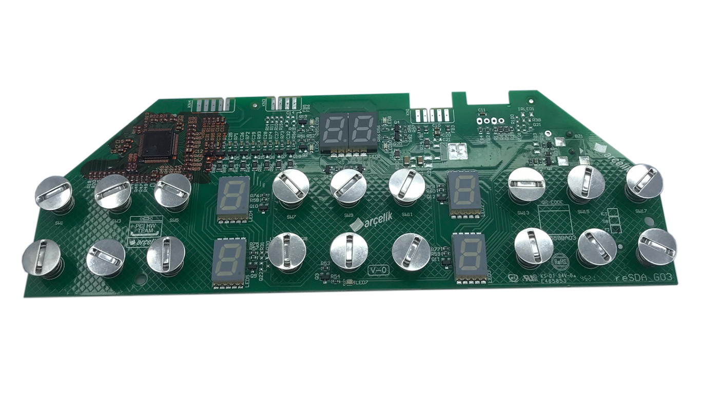Плата для варочной панели Beko 167260312 (G03-B04, RESDA 4GOZ_MIND)