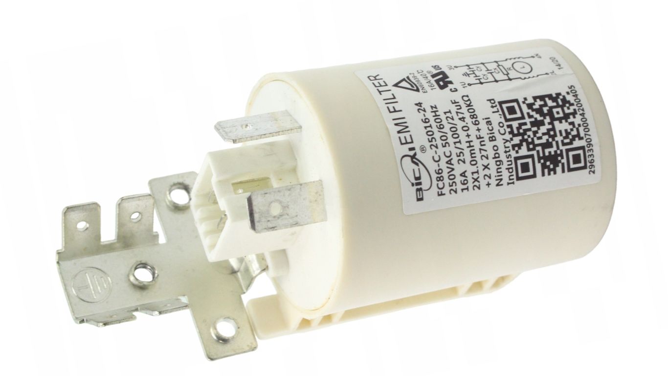 Сетевой фильтр для стиральных и сушильных машин Blomberg ABMTD49154W, BT7S46W 2963390700 (FC86-C-25016-24)