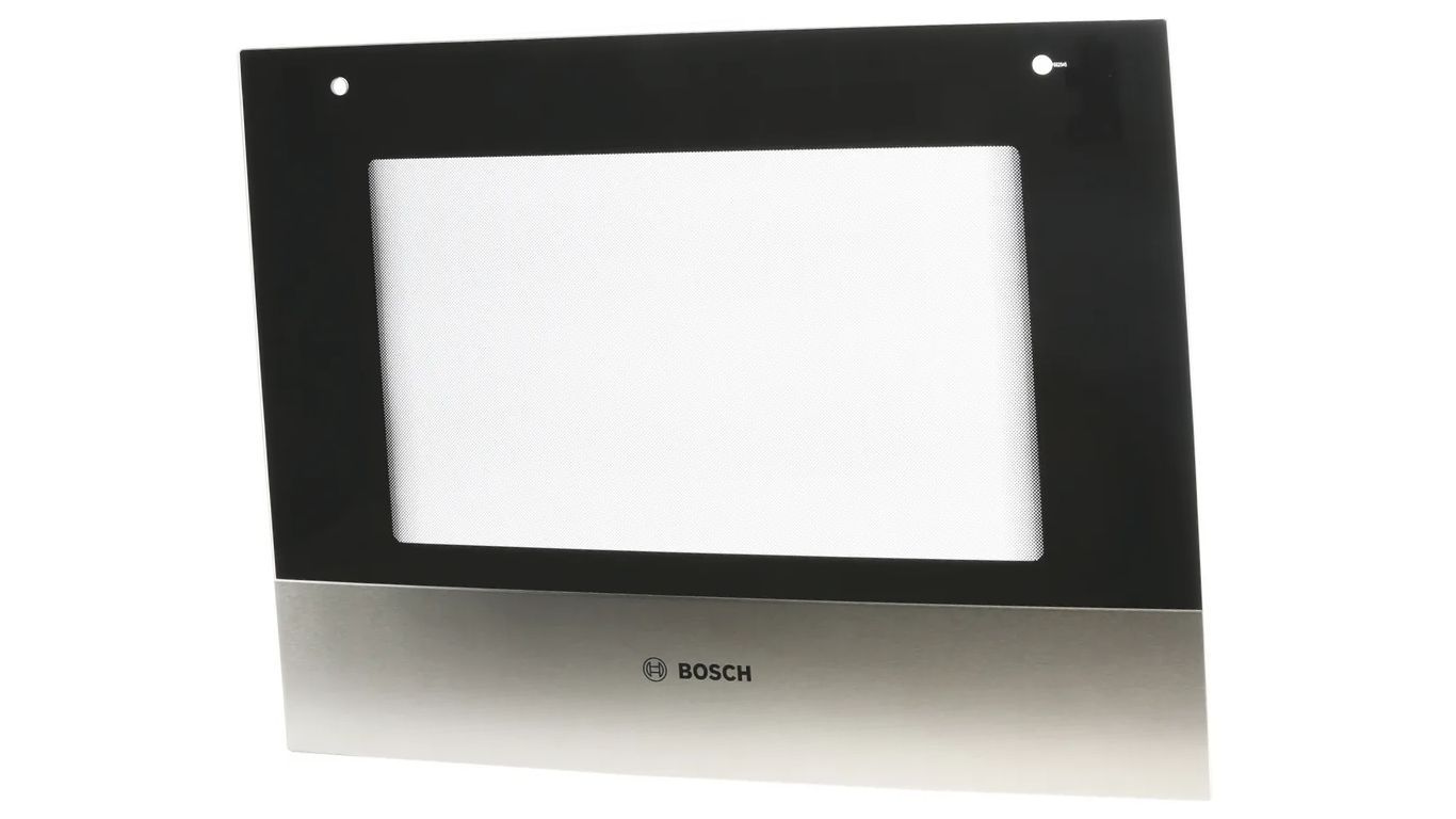 Фронтальное стекло для духового шкафа Bosch 711696 (размер: 595х462мм, между ручками 440мм) HBN211E2, HEN201E2