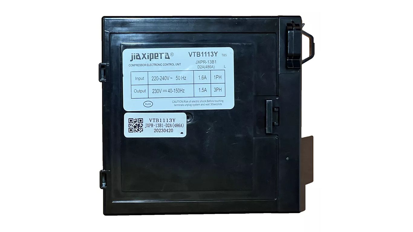 Плата привода компрессора в корпусе для холодильника JIAXIPERA JXPR-13B-2L (82403004911, D2A(486A)A6C5, 22011900903, CQC12134068544, E253641, снято с гарантийной техники)