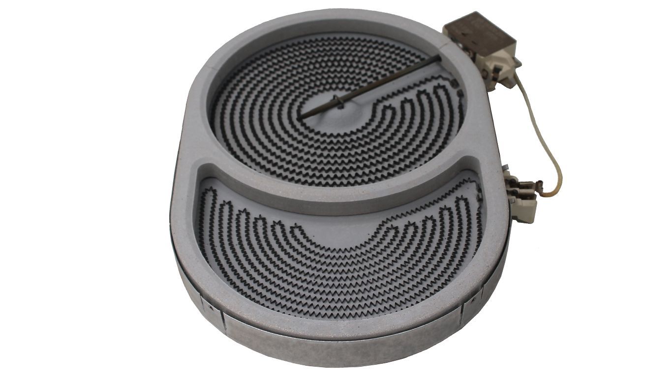 Конфорка для электроплиты AEG АЕГ 3740639293, 140057372025 (285 мм/187 мм 2400W/1500W,10.57412.642, 60.15170.200)