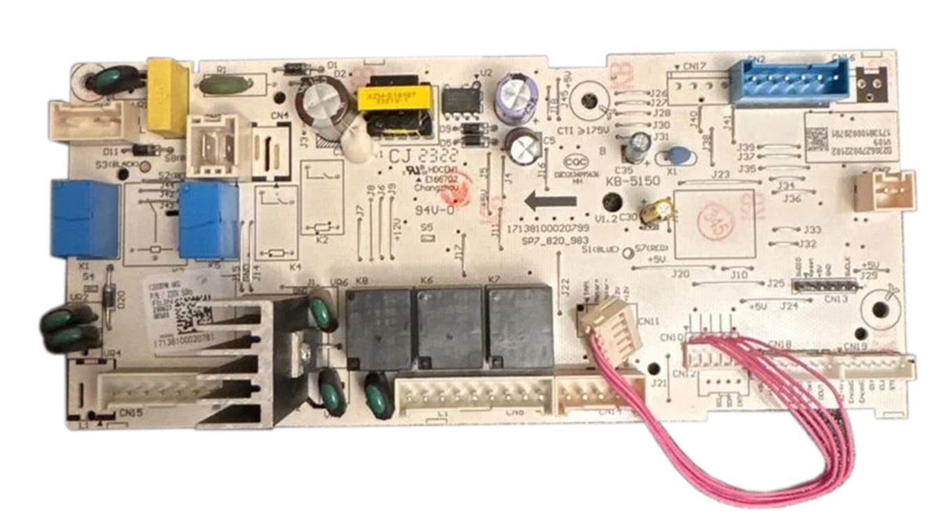 Силовой модуль для стиральной машины MIDEA (МИДЕА) 17138100020781 (1200RPM, FILIN 230915 00154, L1C02A18748B0, 17138100020799V1.2)
