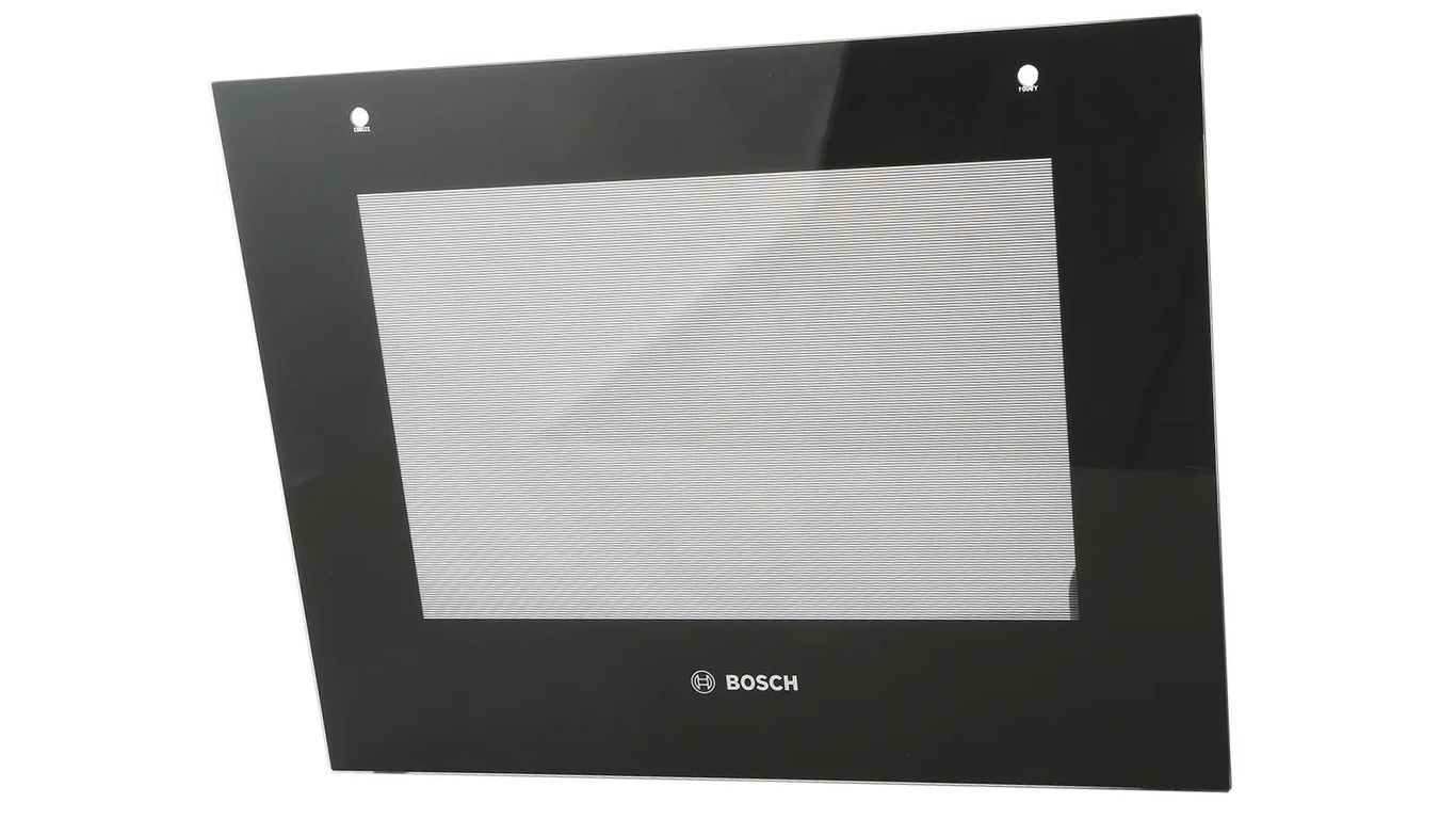 Внешнее стекло для духового шкафа Bosch 718068 HGA030D20, HKA054020U (размер: 595х462мм, между ручками 400 мм)