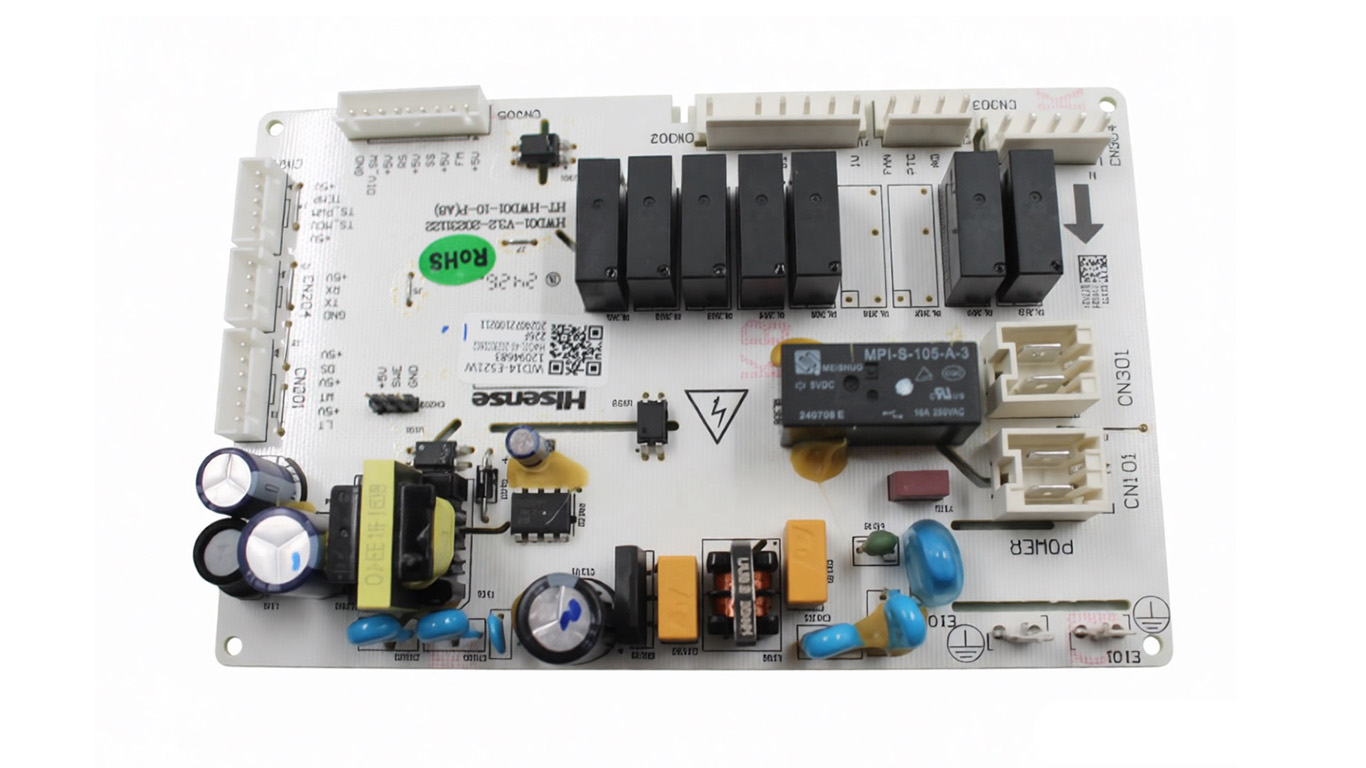Плата для посудомоечных машин Hisense HS643C90X, HV642D90 (WD14-E521W, HWD01-40-2023101602, HWD01-V3.2-20231122)