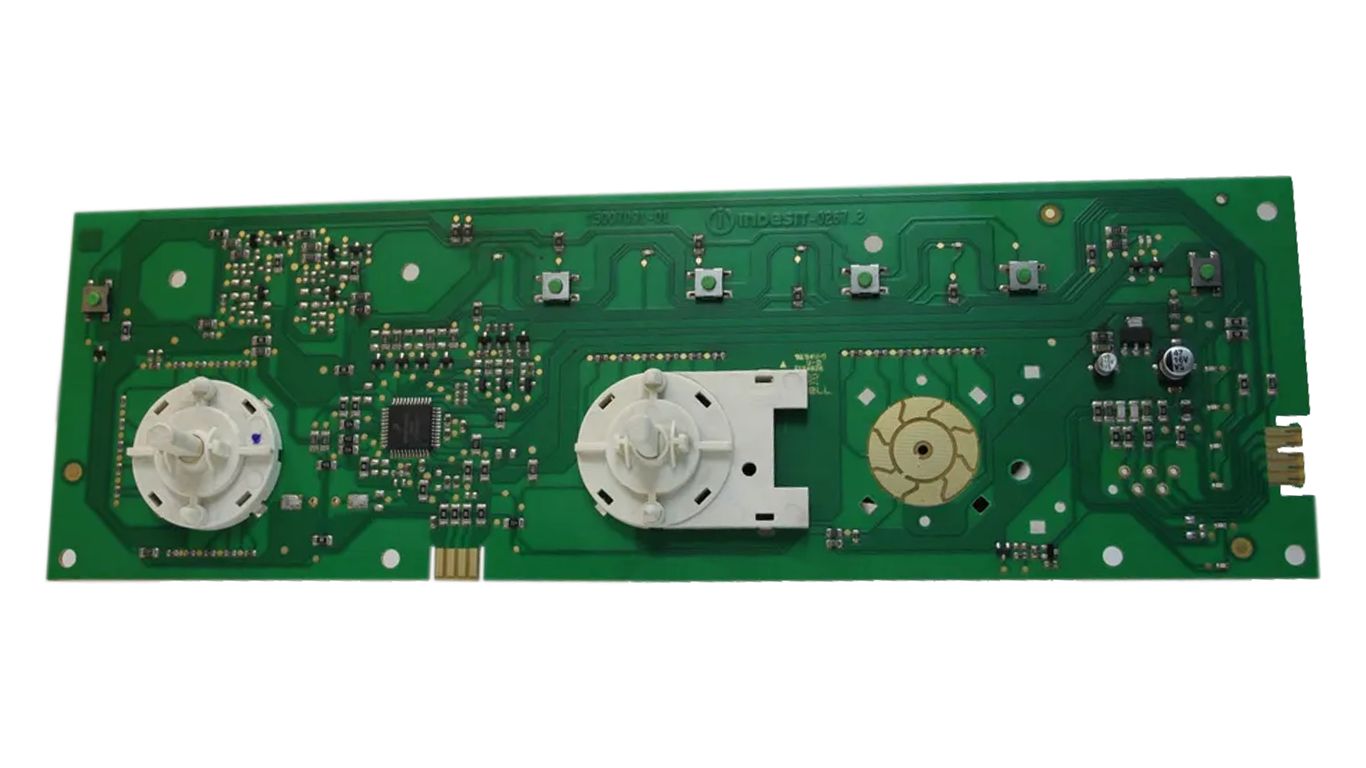 Модуль индикации для стиральной машины INDESIT (ИНДЕЗИТ) IWB 71250 (UK).T, IWB5065BIT 271374, 283373 (16200307000, (S.W 03.04.43))