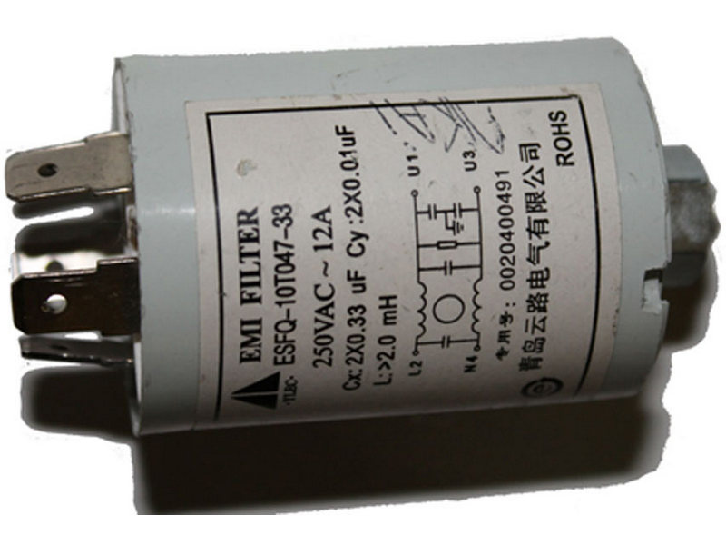 Конденсатор (Сетевой фильтр) для стиральной машины Bosch 165513, 165646 (411.10.5174, 25/085/21)