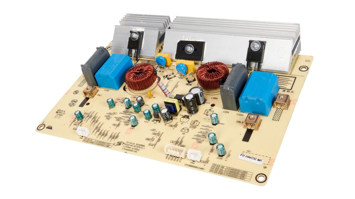 Плата для индукционной варочной панели Midea MIH 64416 F 17166000011491, 17166000011497 (TM-S3-01, E123995, E173873)