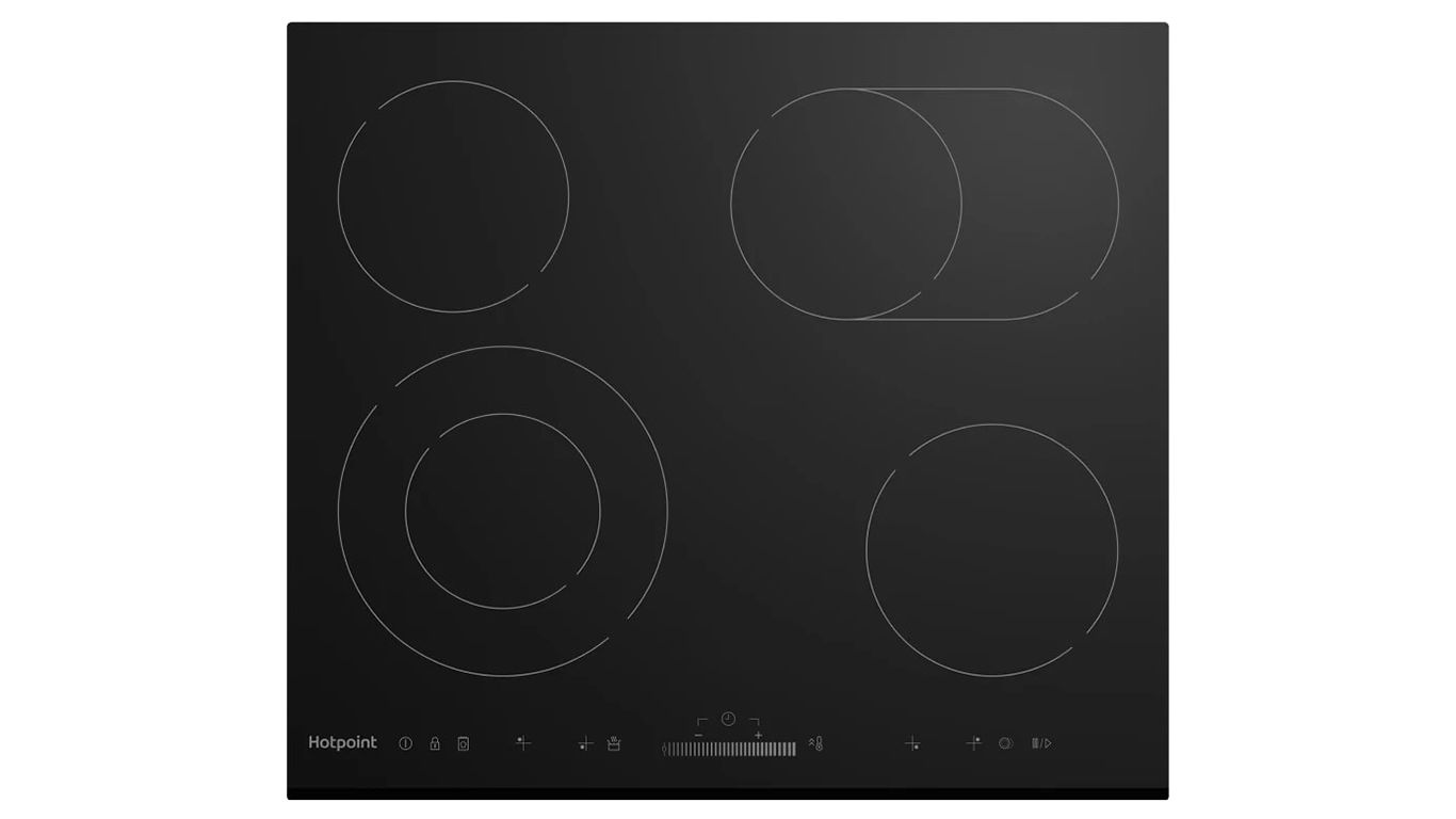 Керамическое стекло от варочной поверхности HOTPOINT 190264204 (590х520мм, снято с гарантийной техники)