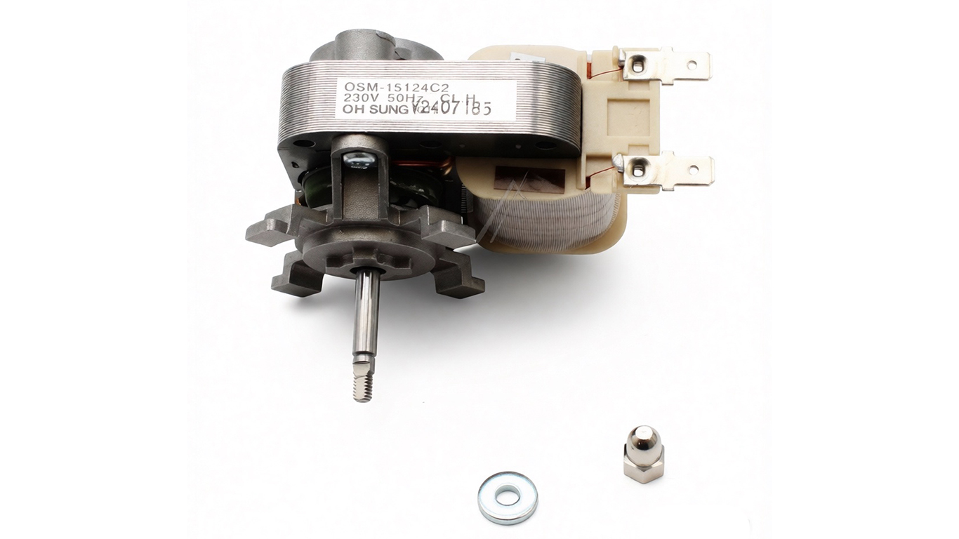 Двигатель вентилятора для СВЧ IKEA BMWC ANRA 595 SS, MW C00 B (OSM-15124C2,230V, 50Hz)