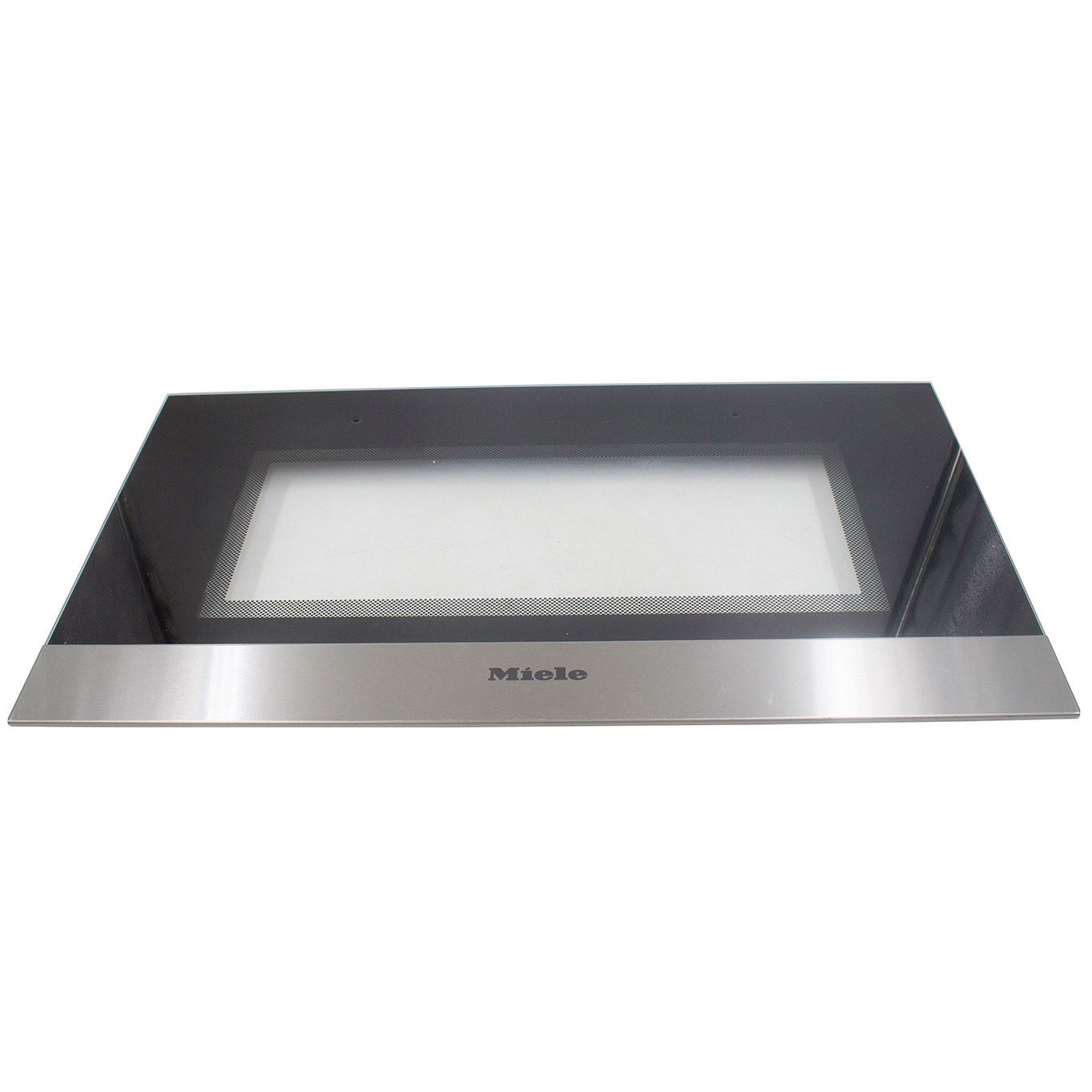 Стекло внешнее для микроволновой печи Miele Миле 9535871, 9535870, 9284921 (M6260TG, цвет: черно-серебристый)