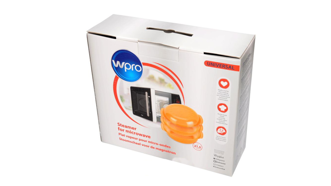 Емкость для варки 1,5 литра (комплект) к микроволновой печи WHIRLPOOL (ВИРПУЛ) 482000006222, 48124664810, 332003