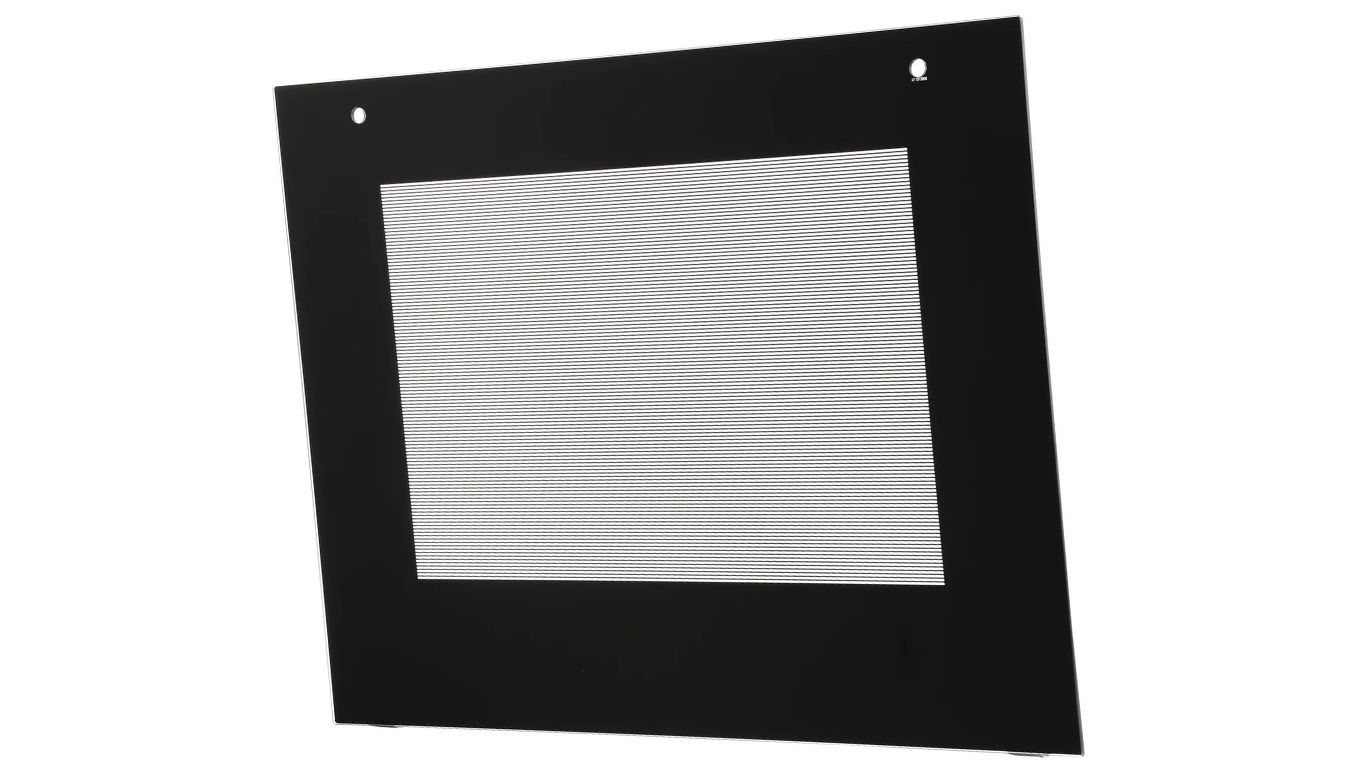 Переднее стекло для духового шкафа Bosch 715122 (размер: 595х462мм, между ручками 400 мм, 9001191133)