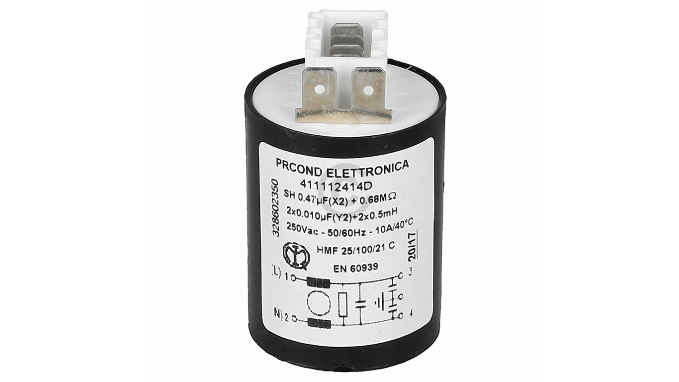 Сетевой фильтр для стиральной машины AEG ELECTROLUX 411112414D, 411112414 (1113155.03, (328602350), 60939)