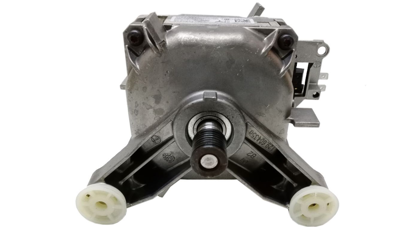 Мотор (Мотор коллекторный) для стиральной машины Bosch WLM244680W/32, WLN24240OE/01 145712 (3 клеммы, мини фишка, 4 ножки, 9001033465, 1bs6525-8bc 249w)