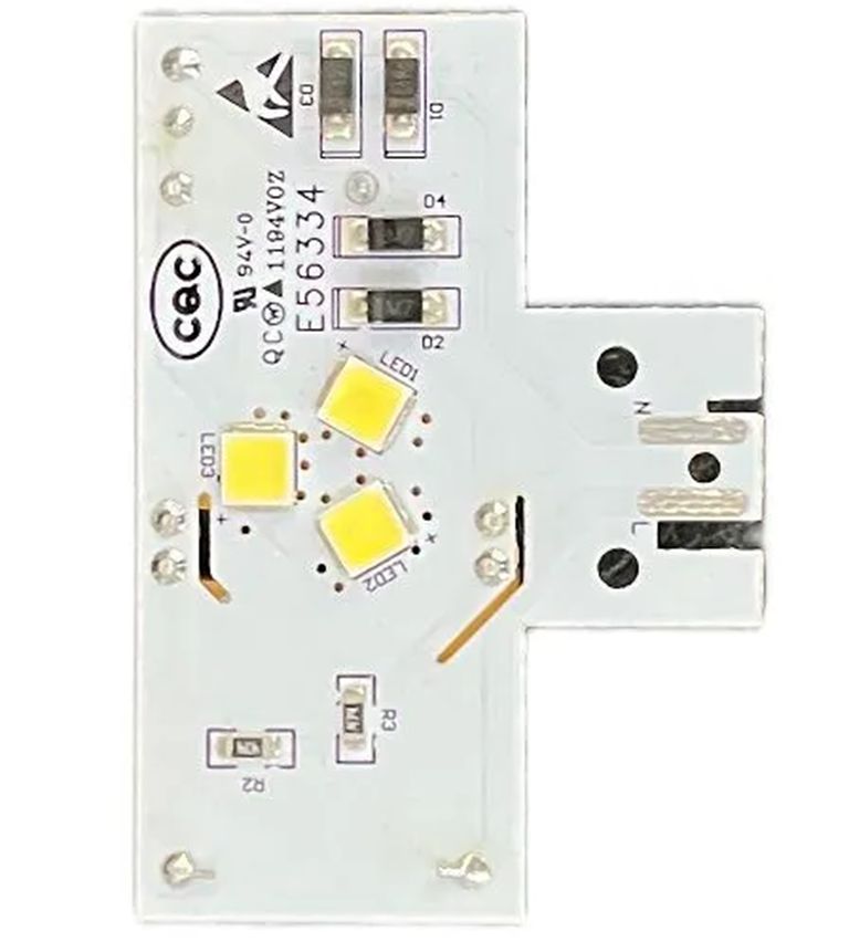 Плата (модуль) освещения для холодильника Stinol 563954 (MDG-57 A07, 16003429901, ZIDE0810, E56334)