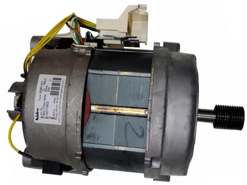 Двигатель для стиральной машины Electrolux 132712604, 132712602 (20584.631, 0016154400, 0015879602, 345W, круглый, 7 контактов)