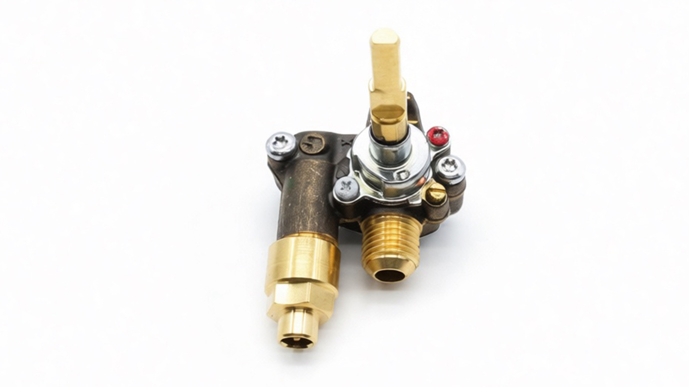 Кран для газовой варочной поверхности HOTPOINT HGS 62F/BK, HGS 62F/WH C00904162 (5 кВт, снято с гарантийной техники)