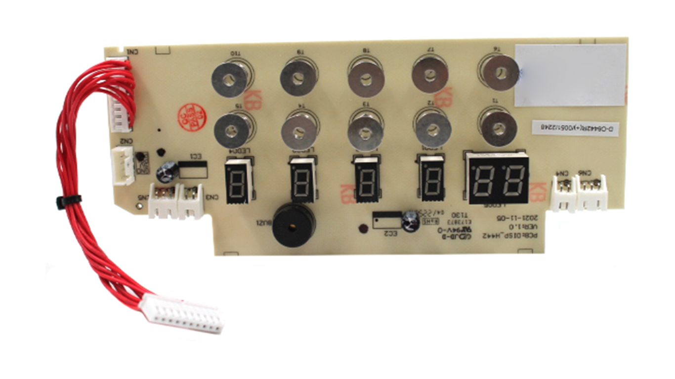 Плата для варочной панели Evelux HEV 641 B (D-C6442R(+)/0051/2248, DISP H442, E173873)