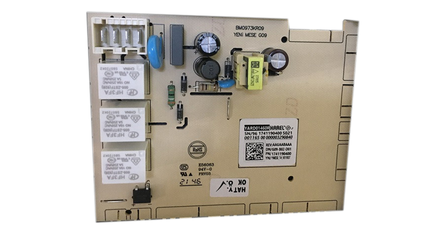 Плата для посудомоечной машины BEKO (БЕКО) 1510157980, 1510150040 (7694568377, E914864; V01R07, G12-B01-D01, 1741190400)