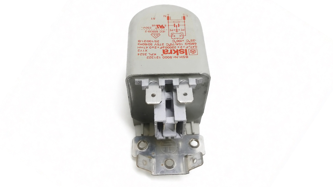 Сетевой конденсатор для стиральной машины Siemens 623842, 621160, 171254 (IEC60939-2, 11.126/856-323, 461971041481, 5500003746)