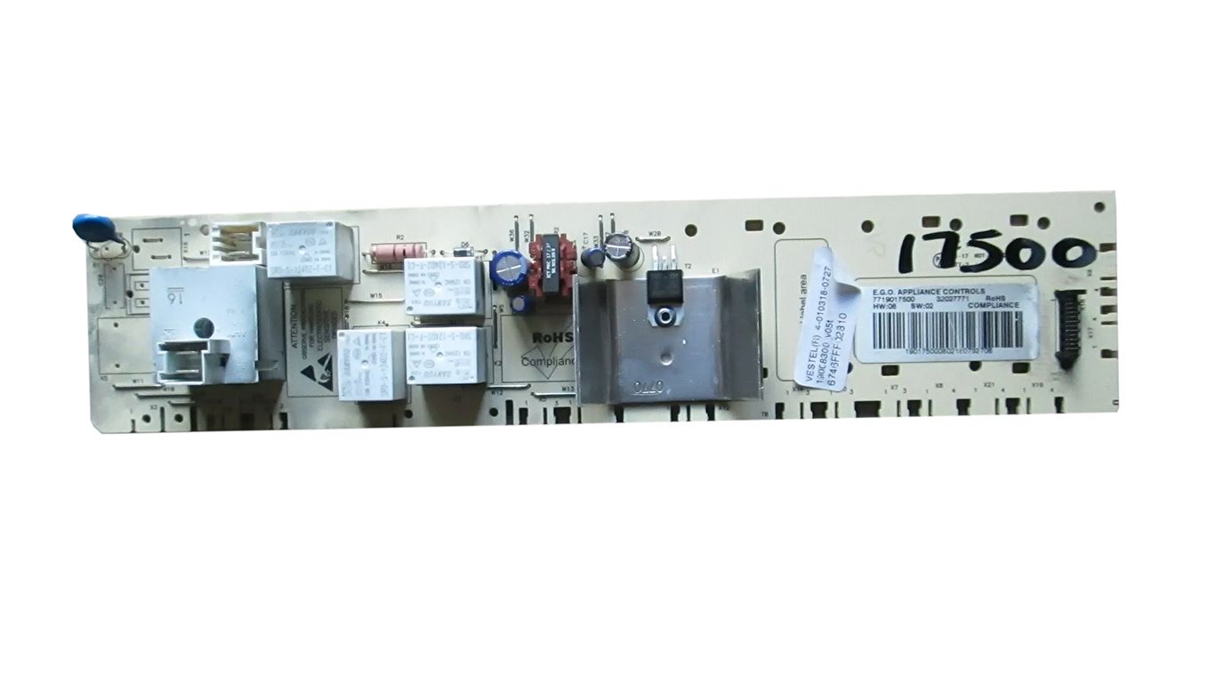 Модуль для стиральной машины Vestel 32027771 (7719017500,1-050221-0294,19008300 V06I, 5046FFF02830)