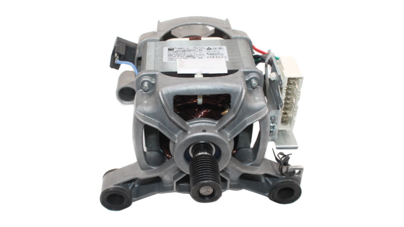 Мотор для стиральной машины Hisense UWM55-50-1 (300W 15000RPM 220-240V 2.5A, 5009-00759, IP10, 202403250681, 9 контактов, квадратный)