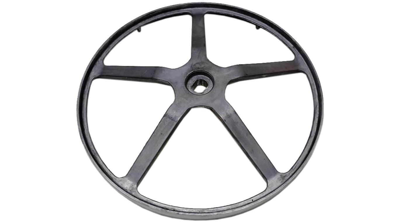 Шкив для стиральной машины MIDEA (МИДЕА) MFS60-10401-3119, 1388000343-09 (JYFH 14-04-6, D-296мм, посадочное место: 19,5х16мм (31,5мм), 5 лучей)